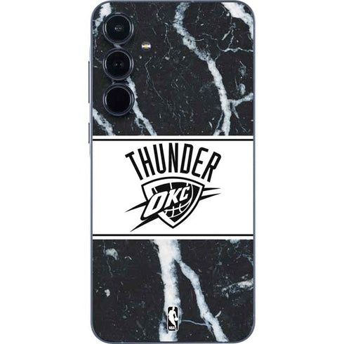 NBA Oklahoma City Thunder Marble Galaxy A55 5G Skin